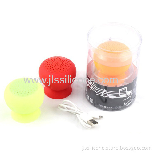 Multifunction Mushroom Shape Bluetooth Speaker With Silicone Suction Cups 